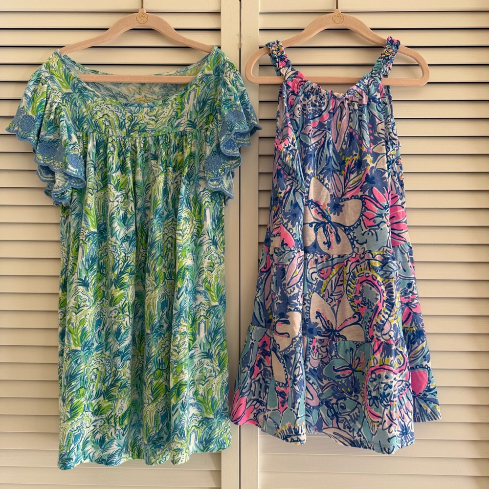 Lilly Pulitzer🌴Little Girls Dresses Bundle size 6-7